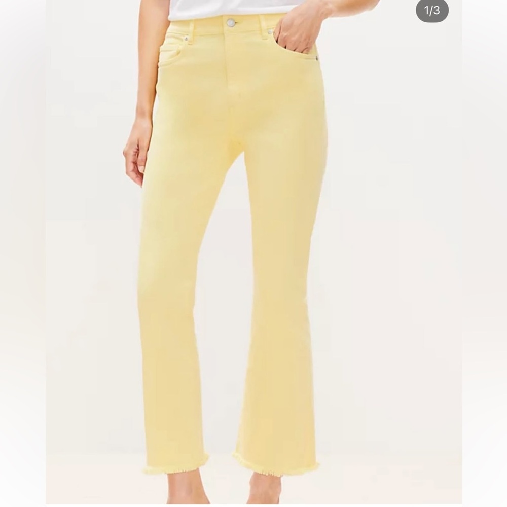 LOFT Yellow Flare Women's Jeans